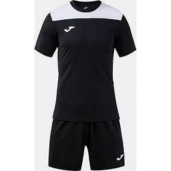 Présentation: Joma Phoenix III Ensemble De Foot À Manches Courtes Enfants - Noir / Blanc