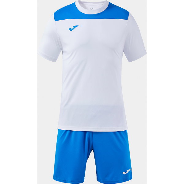Joma Phoenix III Ensemble De Foot À Manches Courtes Enfants - Blanc / Royal
