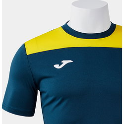 Présentation: Joma Phoenix III Ensemble De Foot À Manches Courtes Enfants - Marine / Jaune