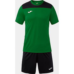 Joma Phoenix III Ensemble De Foot À Manches Courtes Enfants - Vert / Noir