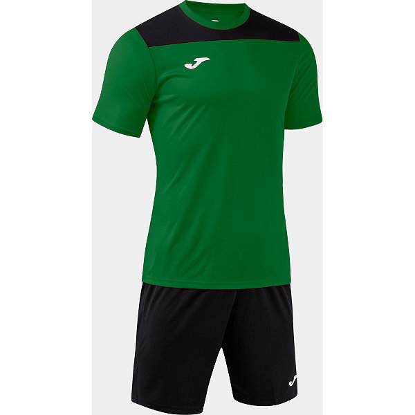 Joma Phoenix III Ensemble De Foot À Manches Courtes Enfants - Vert / Noir