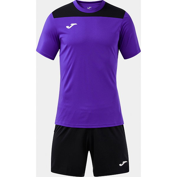 Joma Phoenix III Ensemble De Foot À Manches Courtes Enfants - Mauve / Noir