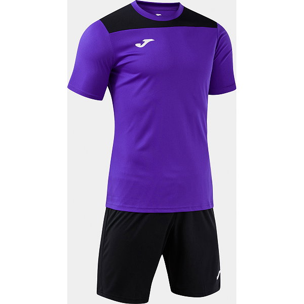 Joma Phoenix III Ensemble De Foot À Manches Courtes Enfants - Mauve / Noir