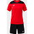Joma Phoenix III Ensemble De Foot À Manches Courtes Enfants - Rouge / Noir
