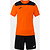 Joma Phoenix III Ensemble De Foot À Manches Courtes Enfants - Orange / Noir