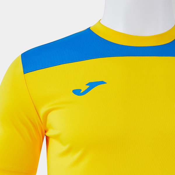 Joma Phoenix III Voetbalset Korte Mouw Kinderen - Geel / Royal