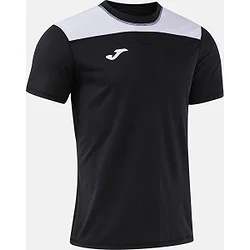 Joma Phoenix III Maillot Manches Courtes Hommes - Noir / Blanc