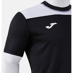 Voorvertoning: Joma Phoenix III Shirt Korte Mouw Heren - Zwart / Wit