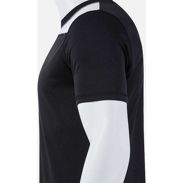 Joma Phoenix III Shirt Korte Mouw Heren - Zwart / Wit