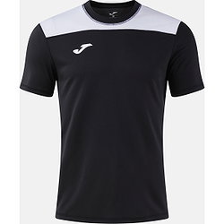 Voorvertoning: Joma Phoenix III Shirt Korte Mouw Heren - Zwart / Wit