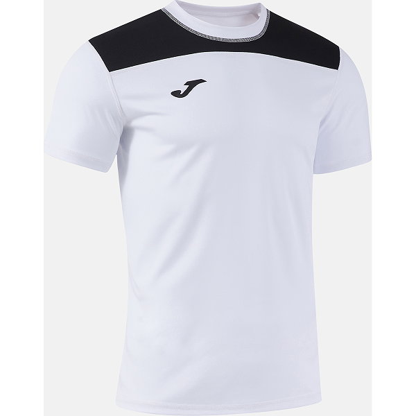 Joma Phoenix III Shirt Korte Mouw Heren - Wit / Zwart