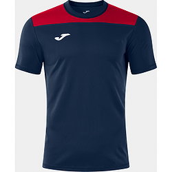 Joma Phoenix III Shirt Korte Mouw Heren - Marine / Rood