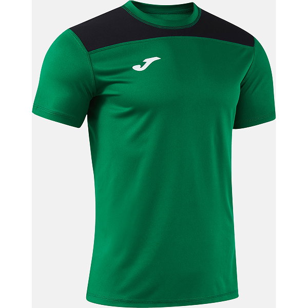 Joma Phoenix III Shirt Korte Mouw Heren - Groen / Zwart