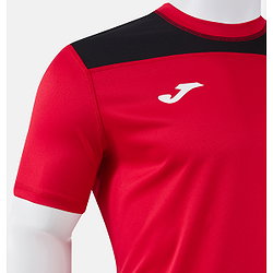 Voorvertoning: Joma Phoenix III Shirt Korte Mouw Heren - Rood / Zwart