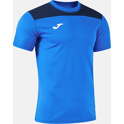 Joma Phoenix III Shirt Korte Mouw Heren - Royal / Marine / Wit