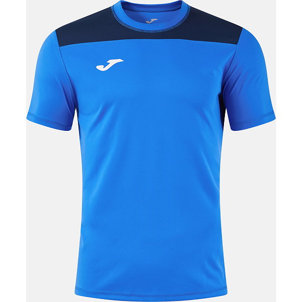Joma Phoenix III Maillot Manches Courtes Hommes - Royal / Marine / Blanc