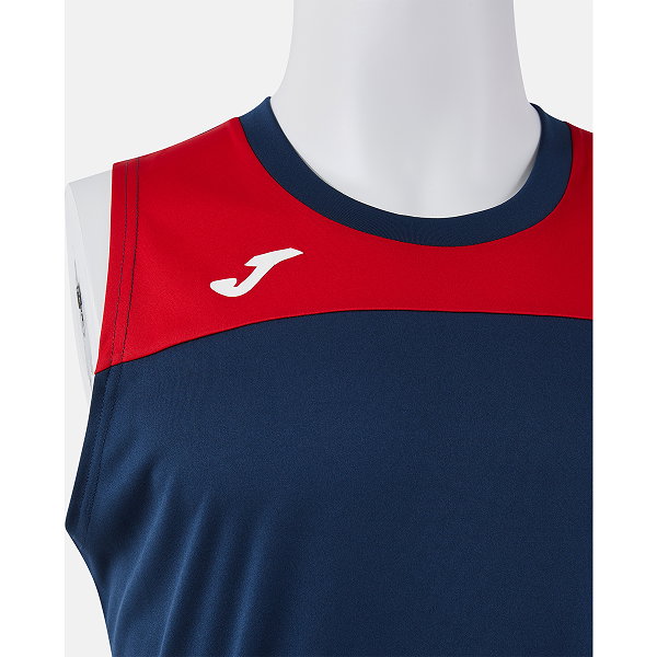 Joma Phoenix III Basketbalshirt Kinderen - Marine / Rood