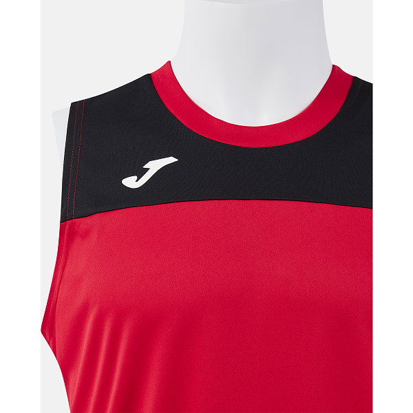 Joma Phoenix III Basketbalshirt Kinderen - Rood / Zwart