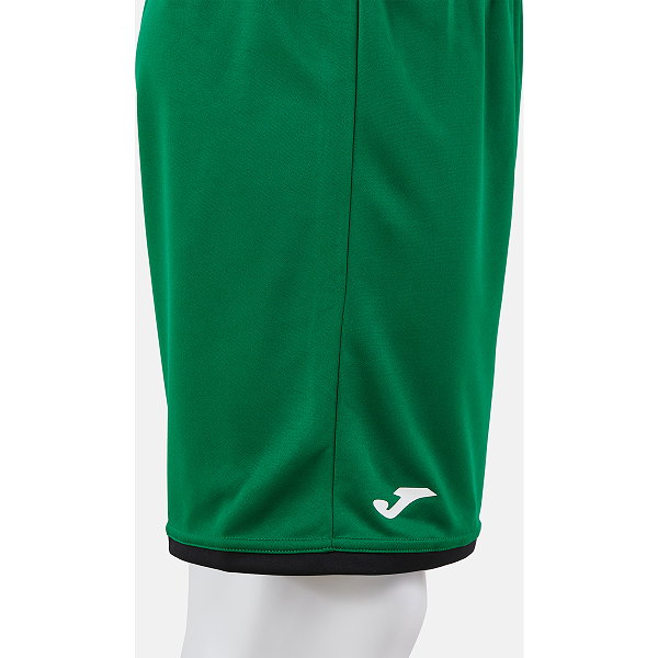 Joma Phoenix III Basketbalshort Kinderen - Groen / Zwart