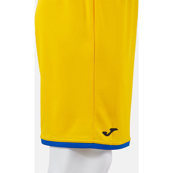 Joma Phoenix III Basketbalshort Kinderen - Geel / Royal