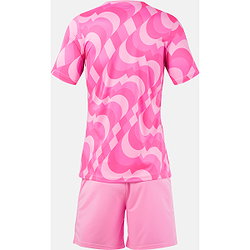 Présentation: Joma Area Ensemble De Foot À Manches Courtes Hommes - Rose Fluo / Raspberry