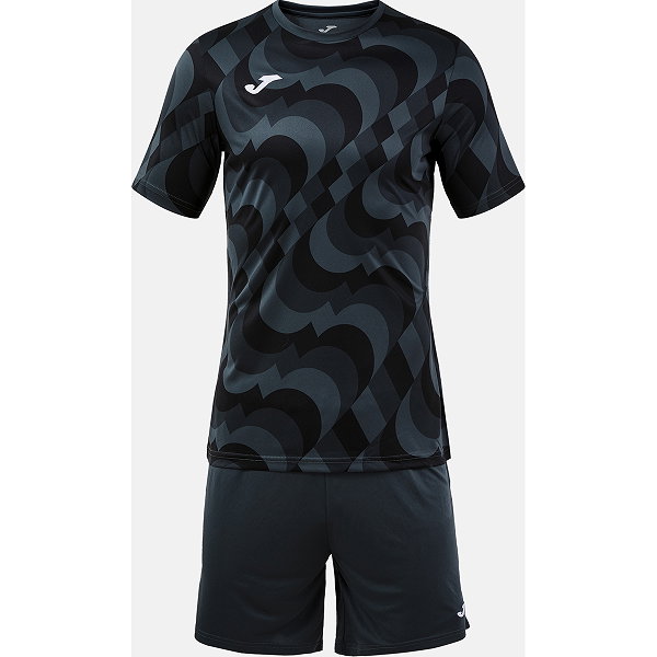 Joma Area Ensemble De Foot À Manches Courtes Hommes - Gris Foncé