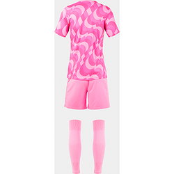 Joma Area Voetbalset Korte Mouw Kinderen - Fluo Roze / Raspberry