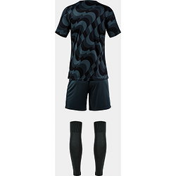 Joma Area Ensemble De Foot À Manches Courtes Enfants - Gris Foncé