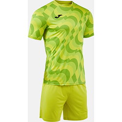 Voorvertoning: Joma Area Voetbalset Korte Mouw Kinderen - Fluo Groen