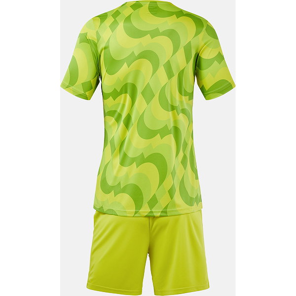 Joma Area Voetbalset Korte Mouw Kinderen - Fluo Groen