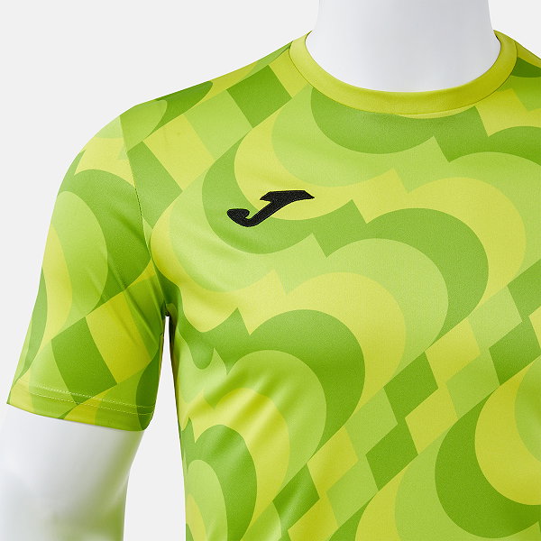 Joma Area Voetbalset Korte Mouw Kinderen - Fluo Groen
