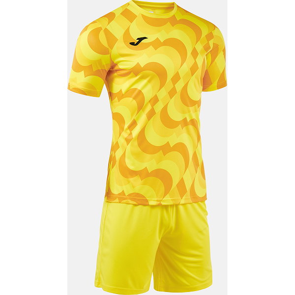 Joma Area Ensemble De Foot À Manches Courtes Enfants - Jaune