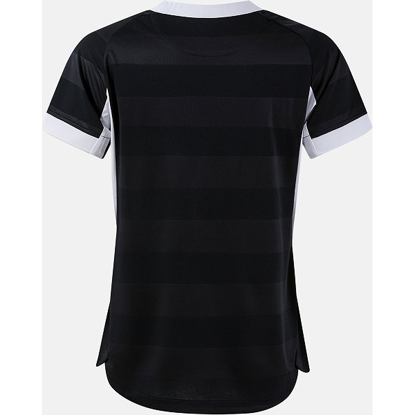 Joma Toletum VII Maillot Manches Courtes Femmes - Noir / Blanc