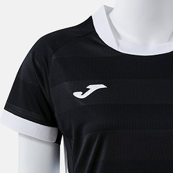 Présentation: Joma Toletum VII Maillot Manches Courtes Femmes - Noir / Blanc