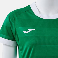 Présentation: Joma Toletum VII Maillot Manches Courtes Femmes - Vert / Blanc