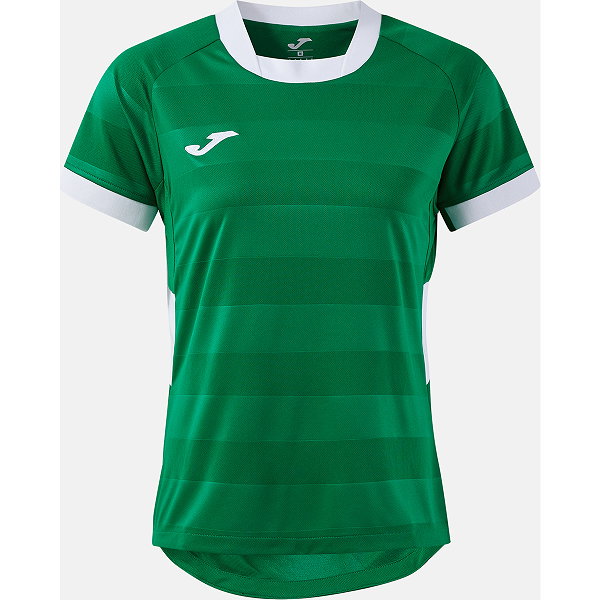 Joma Toletum VII Maillot Manches Courtes Femmes - Vert / Blanc