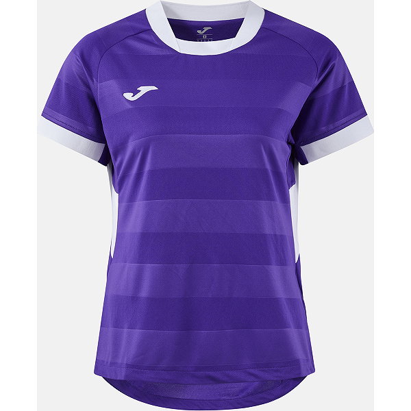 Joma Toletum VII Shirt Korte Mouw Dames - Paars / Wit