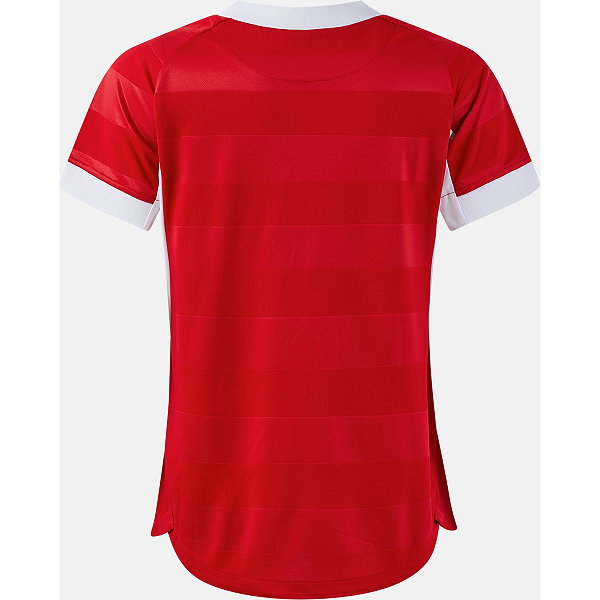 Joma Toletum VII Maillot Manches Courtes Femmes - Rouge / Blanc