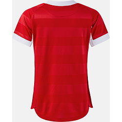 Présentation: Joma Toletum VII Maillot Manches Courtes Femmes - Rouge / Blanc