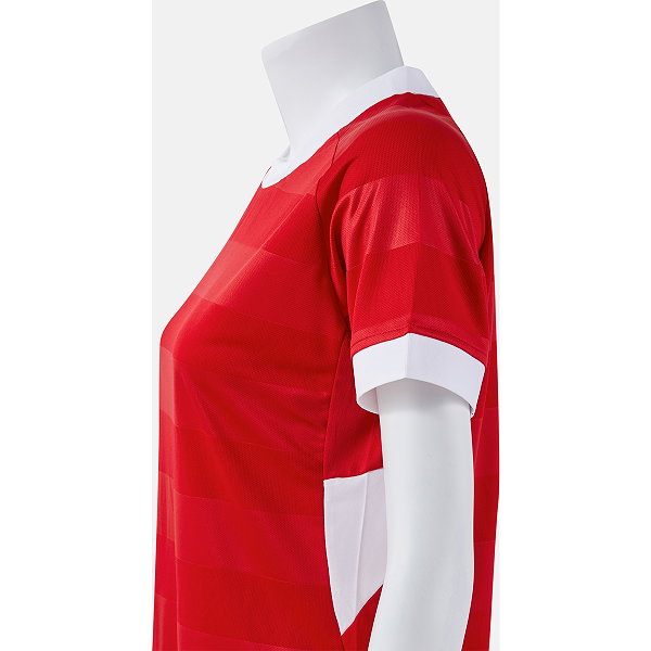 Joma Toletum VII Maillot Manches Courtes Femmes - Rouge / Blanc