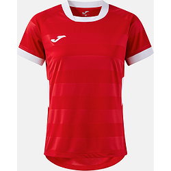 Présentation: Joma Toletum VII Maillot Manches Courtes Femmes - Rouge / Blanc