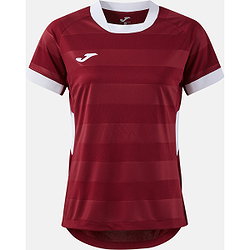 Présentation: Joma Toletum VII Maillot Manches Courtes Femmes - Bordeaux / Blanc