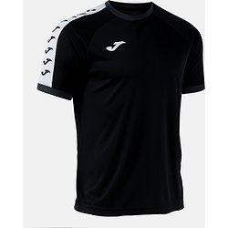 Joma Heroic Shirt Korte Mouw Heren - Zwart / Antraciet