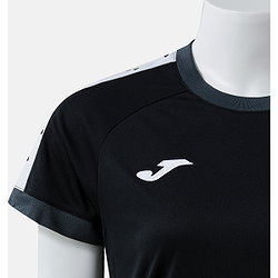 Voorvertoning: Joma Heroic Shirt Korte Mouw Dames - Zwart / Antraciet