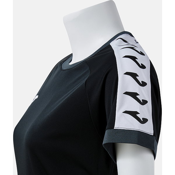 Joma Heroic Shirt Korte Mouw Dames - Zwart / Antraciet