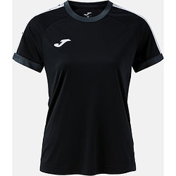 Voorvertoning: Joma Heroic Shirt Korte Mouw Dames - Zwart / Antraciet
