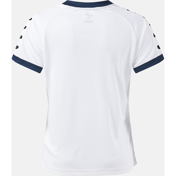 Joma Heroic Shirt Korte Mouw Dames - Wit / Marine
