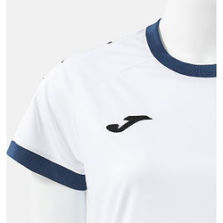 Voorvertoning: Joma Heroic Shirt Korte Mouw Dames - Wit / Marine