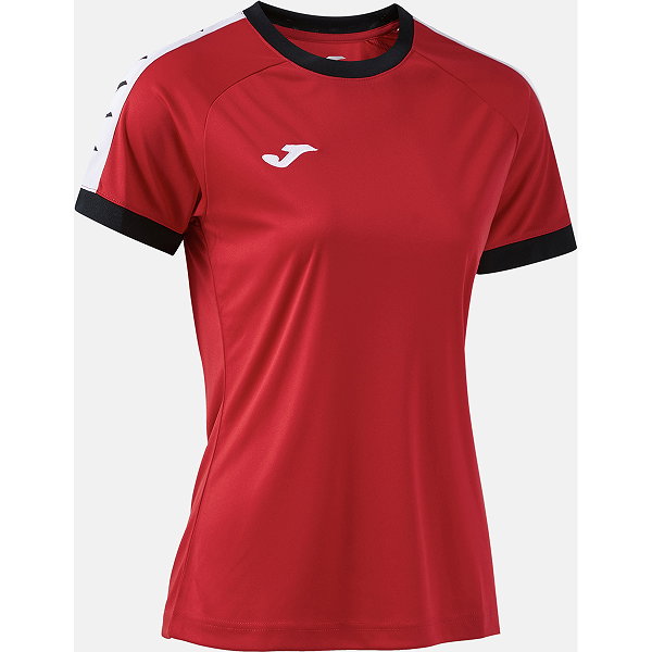 Joma Heroic Maillot Manches Courtes Femmes - Rouge / Noir