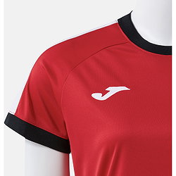 Présentation: Joma Heroic Maillot Manches Courtes Femmes - Rouge / Noir